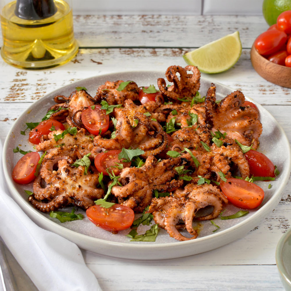 Garlic Butter Baby Octopus Recipe